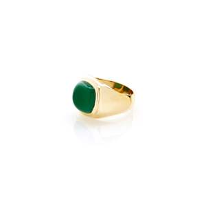 Gifts Under 200: Heritage Green Onyx + Gold Ring