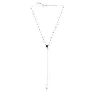 Gifts Under 200: Superluxe D-Vine Necklace Black Spinel + Silver
