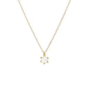 Harmony Necklace Crystal Quartz + Gold