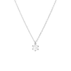 Harmony Necklace Crystal Quartz + Silver
