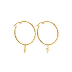 Heirloom: All The Way Hoop Earrings Gold