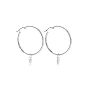 Heirloom: All The Way Hoop Earrings Silver