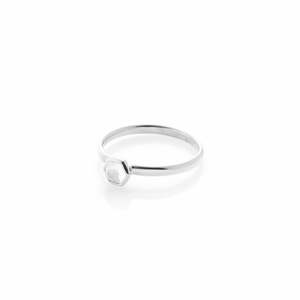 Mini Harmony Ring Crystal Quartz + Silver