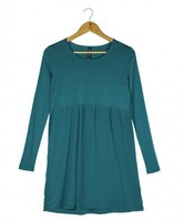 Tops Silk blend and 100% Silk Tops for Women Silkbody: Silkbody Silkspun Women's Knit/Woven Bell Tunic Silkbody