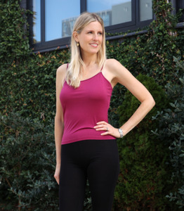 Womens Silk Clothing: Silkspun Camisole - Clearance; Mulberry