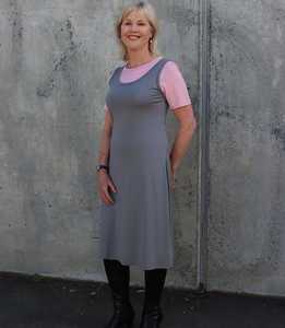 Silkspun Sleeveless Dress - Clearance; Perfect Grey