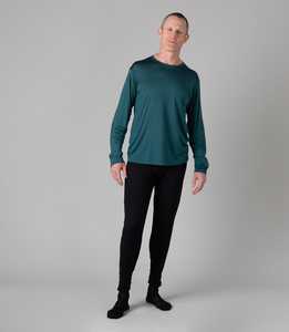Mens Silk Clothing: Men's Puresilk Long Sleeved Crew