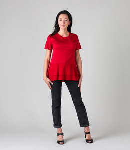 Womens Tops: Layered Top