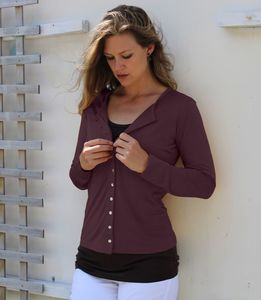 All: Silkspun Cardigan - Clearance; Port Royale Size S