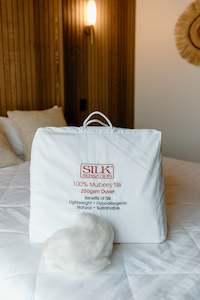 Homeware - Silk: Summer and Winter Silk Duvet (total 650gsm) Combo deal