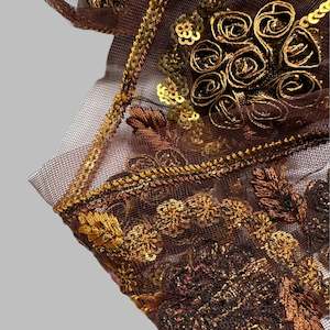 WIDE BOTANICAL RIBBON TRIM