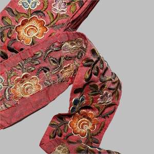 WIDE BOTANICAL RIBBON TRIM
