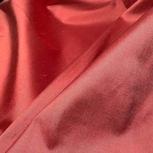 Powerloom Silks: POMEGRANATE POWERLOOM SILK REMNANT