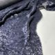 Denim Sequinned Georgette Remnant