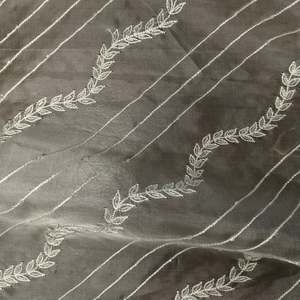 EMBROIDERED SILK ORGANZA