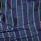 Navy Wide Stripe Silk