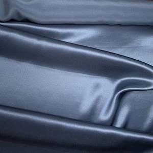Other Silks: DENIM SILK SATIN