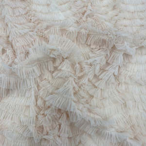 Other Fabrics: PINK RUFFLED TULLE