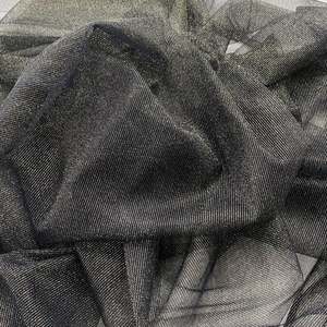 Other Fabrics: BLACK GOLD LUREX TULLE