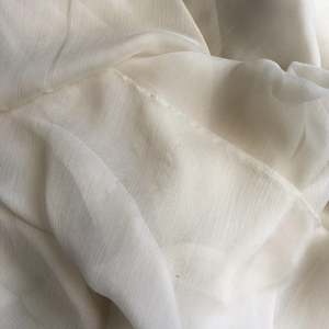 Crafters Bags: OYSTER CRINKLE SILK CHIFFON