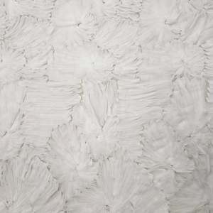 Crafters Bags: IVORY ORGANZA RUFFLE TULLE