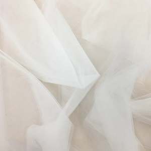SILK WHITE BRIDAL TULLE