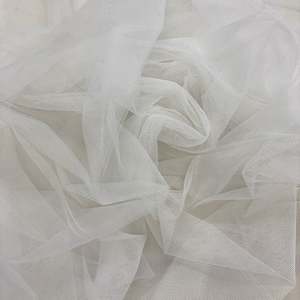 RECYCLED SILK WHITE TULLE