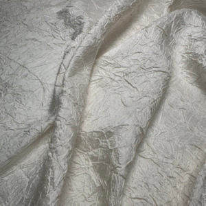 IVORY CRUSHED SILK