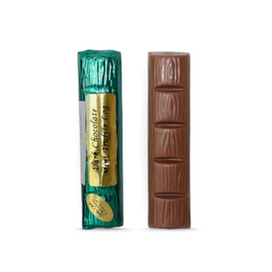 Dark Chocolate Mint Truffle Log