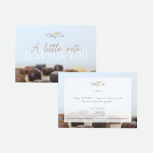 Handwritten Gift Message