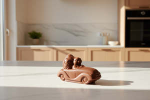 Easter Speedy Bunny with Car