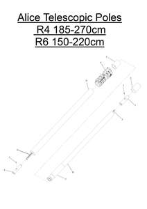 Campagnola: SPARE PARTS - Telescopic Poles (Alice)