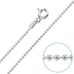 Necklaces: .925 Sterling Silver (Genuine) Ball Chain