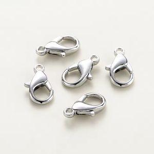 Sterling Silver Necklace Extender Chain Lobster Clasp - 14mm