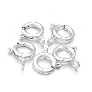 925 Sterling Silver Lobster Clasps (5mm-8mm) with Jump Rings - FAL024