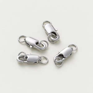 Total Stock Over 0 Items: 925 Sterling Silver Plated Lobster Clasp 10mm - Jewelry Findings Kit (10 Pack)