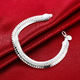925 Sterling Silver Snake Bracelet 10mm Wide 8 Inch - Flexible Chain