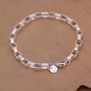 Sterling Silver Chain Bracelet 20cm - 925 Stamped 4mm Width