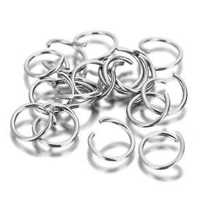 Silver Open Jump Rings - 10mm - Steel
