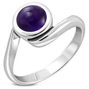 Total Stock Over 0 Items: Amethyst Sterling Silver Ring