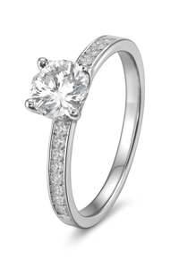 Total Stock Over 0 Items: Cubic Zirconia Sterling Silver Ring