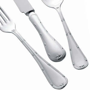 Silver Plated Cutlery Set - 7 Piece - English Reed & Ribbon Design