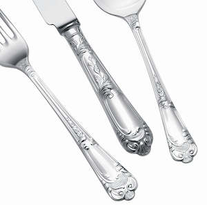 Silver Plated Cutlery Set - 124 Piece - La Regence Design
