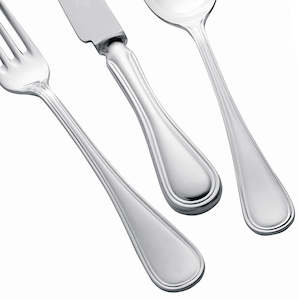 Silver Plated Cutlery Set - 124 Piece - English Thread Design