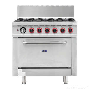 Range Ovens: Gasmax GBS6TS - 6 Burner Range Oven