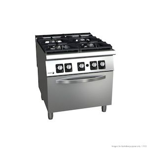 Range Ovens: Fagor C-G941H - 4 Burner Range Oven
