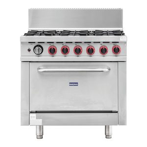 Range Ovens: Gasmax GBS6TSLPG - 6 Burner Range Oven