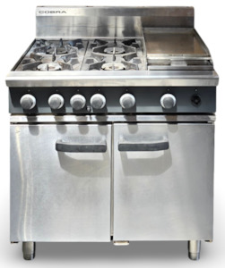 Range Ovens: Cobra CR9CL 4 Burner Range Oven