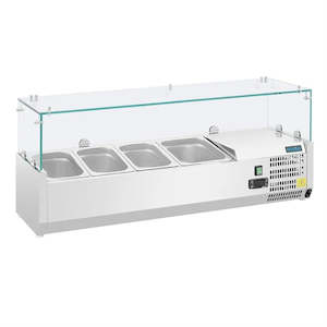 Food Preparation: Polar GD875-A - Countertop Prep Fridge