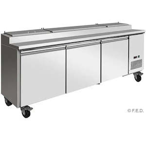 Pizza Prep Fridge: Thermaster TPB2400 - Pizza Prep Bench
